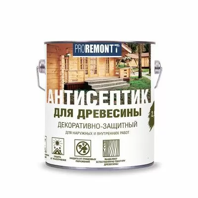 Proremontt антисептик деревозащитное средство, Махагон 9 л,