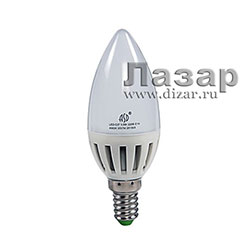 Лампа светодиодная LED-С37  5Вт 220В E14 3000/4000К 400Лм