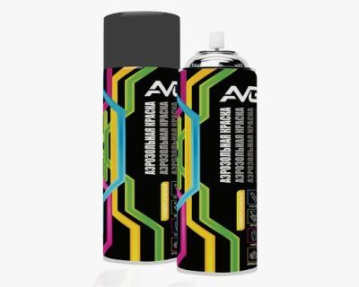 Аэрозольная краска AVG сигнально-синяя RAL 5005, 520 мл